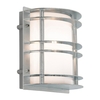 Norlys Stockholm Outdoor Flush Wall Light - Galvanised Steel