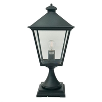 Norlys Turin Outdoor Pedestal Light - Black