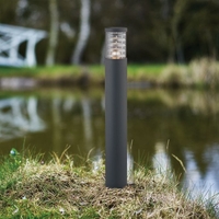 Tronco Tall Outdoor Post Light - Black