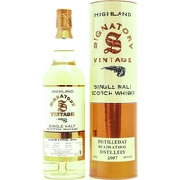 Blair Athol 2007 12 Year Old Signatory Vintage - 70cl 43%