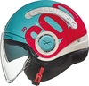 Nexx SX.10 Cooljam Jet Helmet,  pink-blue,  Size M,  pink-blue,  Size M