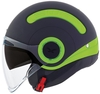 Nexx SX.10 Switx Jet Helmet,  black-green,  Size XS,  black-green,  Size XS
