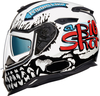 Nexx SX.100 Big Shot Helmet,  black-white,  Size L,  black-white,  Size L