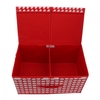 Large Double cover Double Box Storage Box Red Heart