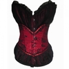 Large Sexy Women Palace Corset Costume Red