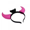 Large Size Horns Hair Hoop / Horn Lights Pink