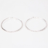 Large Size Super-star Fashion Rhinestone-stud Hoop Earrings