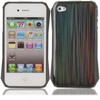 Laser Style Protective Aluminum Back Case for iPhone 4/4S Grey