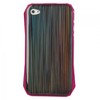 Laser Style Protective Aluminum Back Case for iPhone 4/4S Rose