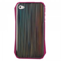Laser Style Protective Aluminum Back Case for iPhone 4/4S Rose
