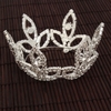 Three-leaf Clover Style Wedding Bridal Rhinestone Crown Tiara