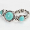 Three Round Turquoise Bracelet 08