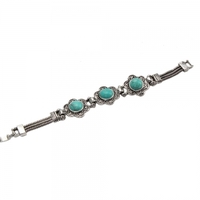 Three Turquoise Bracelet 12