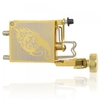 Tiger Style 10 Wrap Coils Zinc Alloy Rotary Liner Shader Tattoo Machine Golden