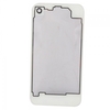Transparent Back Cover Assembly for iPhone 4 GSM Version White