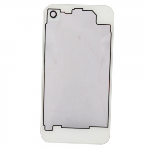 Transparent Back Cover Assembly for iPhone 4 GSM Version White