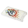 Transparent Skull Diamond Rhinestone Bling Plastic Case for iPhone 4G