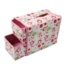 Two Layers Of Paper Towels Pumping Storage Box / Bag Pink Bubbles