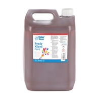 Brown Poster Paint - 5 Litres of Ready Mixed Paint. Water-based. Suitable for use on card and paper.