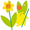 Daffodil Windmill Making Kits (Pack of 6) Nature Craft Kits