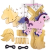 Dancing Unicorn Wooden Marionette Kits (Pack of 10)