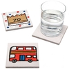 Design a Platinum Jubilee Ceramic Tile Coaster (Box of 6)