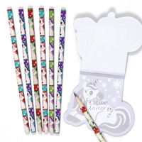 Festive Unicorn Pencils (Pack of 12)