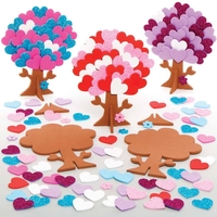 Foam Love Heart Tree Kits (Pack of 5) Mother