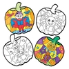Halloween Colour-in Window Decorations (Pack of 12)
