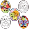 Halloween Colour-in Window Decorations (Pack of 18)