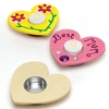 Heart Wooden Tealight Holders (Pack of 4) Craft Kits For Kids