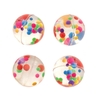 Rainbow Bead Bouncy Balls (Pack of 8) Pocket Money Toys,  Great For Party Bags,  1 Design,  30mm Diameter