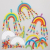 Rainbow Bead Decoration Kits (Pack of 5) Crafts For Kids,  5 Assorted Designs,  No Glue Required
