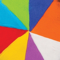 Rainbow Coloured Sand (Box of 8) Natural Craft Materials 8 assorted rainbow colours - Red,  Orange,  Yellow,  Green,  Blue,  Indigo,  Violet & White