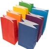 Rainbow Colours Party Bags (Pack of 14) 7 Assorted Colours,  Card Bags,  25cm x 13cm x 8cm