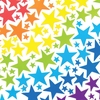 Rainbow Star Foam Stickers (Pack of 210) Stickers 7 assorted colours - Red,  Orange,  Yellow,  Green,  Blue,  Indigo & Violet