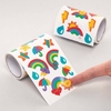 Rainbow Sticker Rolls Value Pack (Pack of 600) Stickers