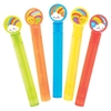 Rainbow Touchable Bubbles (Pack of 10) Pocket Money Toys 5 assorted tube colours - Blue,  Green,  Yellow,  Red & Orange