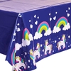 Rainbow Unicorn Party Table Cover (Each)