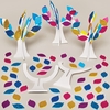 Ramadan Tree of Good Deeds (Pack of 4) 6 leaf colours - Gold,  Pink,  Dark Blue,  Light Blue,  Purple & Teal