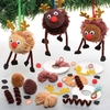Reindeer Pom Pom Decoration Kits (Pack of 3)