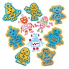 Robot Foam Stampers (Pack of 10) Art Supplies,  Art Materials 2 foam colours - Orange & Blue