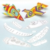Rocket Colour-in Gliders (Pack of 8) Pocket Money Toys