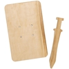 Roman Centurion Wooden Swords & Shields (2 sets) Craft Blanks & Bases,  Decorate & Personalise