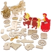 Roman Chariot 3D Woodcraft Kits (Pack of 2) Art Craft Kits