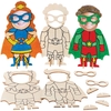 Star Hero Wooden Photo Frames (Pack of 8) Decoration Craft Kits