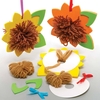 Sunflower Pom Pom Kits (Pack of 3) Art Craft Kits 3 sunflower colours - Yellow,  Orange & Light Orange