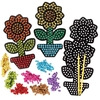 Sunflower Sequin Craft Kits (Pack of 4) Craft Kits For Kids 9 sequin colours - Green,  Light Green,  Orange,  Yellow,  Brown,  Purple,  Red,  Blue & Pink