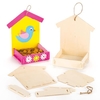 Wooden Bird Feeder Kits (Pack of 3) Nature Craft Kits