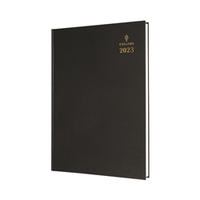 Collins A4 Desk Diary Day Per Page Black 2023 44.99-23
